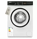 DAEWOO WM612T2TWB0DE, 6 kg Waschmaschine, Frontlader, Energieeffizienklasse A, 1200 U/Min, Aqua Stop, Allergy Safe, Kurz 15 Min, LED-Display, Weiß