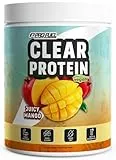 Clear Protein Vegan 360g JUICY MANGO, unglaublich leckerer & erfrischender Protein-Drink, vegane Clear Whey Protein/Iso Clear Alternative mit hochwertigem Erbsenproteinhydrolysat, 56% Protein