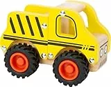 small foot Baufahrzeug aus Holz, mit Ladefläche und gummierten Rädern, für Kinder ab 18 Monaten, 11096
