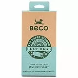 Beco, 120 starke und große Kotbeutel, Minzduft, Hundekotbeutel, Spender kompatibel