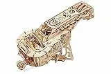 UGEARS Drehleier 3D-Holzpuzzle – Musikinstrument aus Holz, mechanischer Modellbausatz zum Bauen – DIY-Puzzle Mittelalterliche Musik – Denksport-Bauset für Erwachsene und Kinder