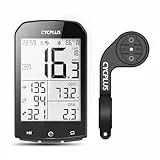 CYCPLUS GPS Fahrradcomputer und Halterung, wasserdichte Fahrradtacho und Kilometerzähler, ANT+ Bluetooth Drahtloser Radcomputer mit CYCPLUS Z1 Lenkerhalterung