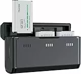 TELESIN 2er-Pack NP-BX1 Akku und 3-Kanal-Akkuladegerät für Sony NP-BX1/M8, ZV-1, ZV-1 II, Cyber-Shot DSC-HX80, HX90V, HX95, HX99, RX1, RX1R II, RX100 (II/III/IV/V/VA/VI/VII), FDR-X3000, HDR-AS50