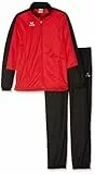 Erima Herren Toronto 2.0 Polyesteranzug, rot/schwarz, S, 302600