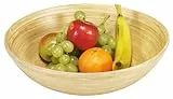 Kesper 63025 Obst- und Gebäckschale, Bambus, Maße: ø 25 cm, Höhe: 8 cm