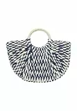 IZIA Damen Handtasche, Marineweiß, One Size