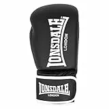 Lonsdale Unisex-Adult ASHDON Equipment, Black/White, 10 oz