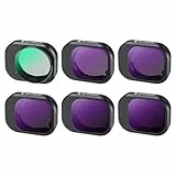 K&F Concept Mini 4 Pro ND Filterset,Polfilter,6 Stück CPL, ND8, ND16, ND32, ND64, ND128 Filter Kompatibel mit DJI Mini 4 Pro, mit mehrfach beschichtete HD optisches Glas, Aluminium Version