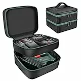 Steadtep Tasche für Bosch Home and Garden für Bosch elektrische Luftpumpe,Elektrische Luftpumpe Aufbewahrungskoffer Halter für Batterien und Ladegeräte für Starter-Set (Nur Box)