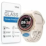 Frgnie Schutzfolie Kompatibel mit AIMIUVEI G53 Smartwatch 1.27' (3 Stück) Gehärtetes Glas Displayschutzfolie Kompatibel mit HASAKEI Smartwatch Damen