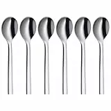 WMF Nuova Espressolöffel Set 6-teilig, 11 cm, Espresso Löffel Cromargan Edelstahl poliert, spülmaschinengeeignet