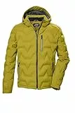 killtec Herren Steppjacke mit Kapuze/Jacke ist wasserabweisend KOW 60 MN QLTD JCKT, light moss, M, 41834-000