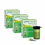 OneTouch Select® Plus – Vorteils-Paket I 90 Blutzucker-Teststreifen I kompatibel mit dem OneTouch Select® Plus Blutzuckermessgerät