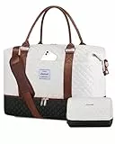 LOVEVOOK Reisetasche Handgepäck Damen Sporttasche Groß mit Schuhfach Carry On Travel Duffle Luggage Bag für Flugzeug Women Kliniktasche Geburt Mama Set Wickeltasche Saunatasche Strandtasche