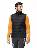 Jack Wolfskin Herren Ather Down Vest M RDS Daunenweste, Schwarz, L EU