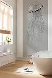 Komar Vlies Fototapete - Jellyfish Panel - Größe 100 x 250 cm (Breite x Höhe) - Wand Tapete Wohnzimmer Schlafzimmer Büro Flur Dekoration Wandbild - P081-VD1