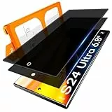 LϟK für Samsung Galaxy S24 Ultra für Schutzfolie Sichtschutz mit 2 Stück Anti-Peeping Schutzfolie, [Auto-Installation] Kratzfest für Samsung S24 Ultra Schutzfoile, 0 Staub & Blasen, Anti-Fingerabdruck