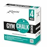 TOPSIDE GYM Chalk 4 x 56g Chalk Block für Gewichtheben, Klettern, Bouldern, Turnen, Crossfit