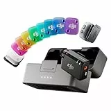 DJI Mic Mini 2 (2 TX + 1 Standard RX + Ladeschale), Lavalier-Mikrofon, Ansteckmikrofon für iPhone und Android/Kamera/Tablet/PC, Handy-Mikrofon, 48h Akkulaufzeit, Magnet-Abdeckungen in Mehreren Farben
