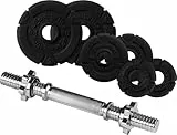 energetics Kurzhantel-Set-182826 Kurzhantel-Set, Black/Black, One Size, Einheitsgröße