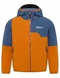 Jack Wolfskin Unisex Kinder Turbulence Hooded Jkt Softshelljacke, Soft Amber, 116 EU