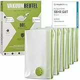 NORDIC® - Vakuumbeutel 6x Größe M (70x50cm) - BPA Frei - Vakuumbeutel für Kleidung,Kissen etc. - Vacuum Bags for Clothing - Vakuumierbeutel Kleidung - Vacuum Storage Bags - Aufbewahrungsbeutel