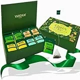 VAHDAM, Grüner Tee geschenkset (4 Geschmacksrichtungen, 80 Pyramiden-Teebeutel) Exklusiv Grüne Tee Tee Probierset - Langblatt Pyramide Teebeutel | Geschenke Für Frauen Und Männer