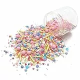 Happy Sprinkles Dancing Queen 90g | Bunter Streusel Mix Mit Schokolade Zum Dekorieren | Ideale Tortendeko | Für Kekse, Eis & Kuchen Geeignet