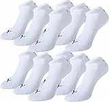 PUMA Unisex Sneakers Socken Sportsocken 4 x 3er Pack (White, 43-46)