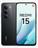 XIAOMI Redmi 15 - Smartphone von 8 + 256GB, Schwarz Midnight, Bildschirm von 6,9' 120Hz, procesador Snapdragon® 685, 50MP-Kamera, 7000mAh, Keine Ladegeräte enthalten