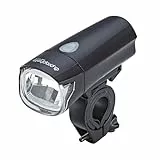 Prophete LED-Scheinwerfer Fahrradlicht 30 Lux, Umschaltbar auf 15 Lux, LED-Frontlicht mit Batterieindikator und Silikonhalterung, inkl. Befestigungsmaterial