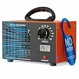 Ozongenerator 160000mg/g - 2-In-1 Ozon Luftreiniger,Ozongerät mit Temperatur- und Feuchtigkeitsanzeige,120-Minuten-Timer,Ozonisator Industrieller O3 für Auto Wohnung Hotels Küche und Haustiergerüche
