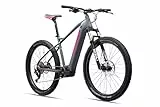 HEAD Women's Lagos Spin Joy Electric Mountain Bike, Grey/Pink, 46