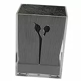 Luxshiny Schwarze Haarscheren Aufbewahrungsbox aus Robustem Harz Sicherer Friseurscherenhalter mit Praktischem Design Platzsparend für Friseursalon und Haarstylingwerkzeuge