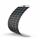 Renogy 200W 12V Solarpanel Flexibles Monokristallines Solarmodul Silizium Solarzelle Photovoltaik Off Grid für 12V Batterien Wohnmobil Camping Wohnwagen Boote