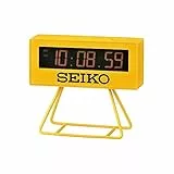 Seiko Unisex Wecker Digital Kunststoff schwarz QHL062Y