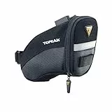 Topeak Aero Wedge Pack Fahrrad Sattel Tasche, 15000006, Größe small, Schwarz