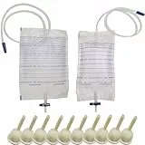 Kondom Katheter Externer selbstdichtender Satz Urinalkondom Für Männer+Urinbeutel(30mm/1.18inch)