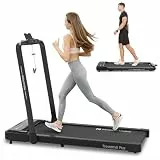 Mobvoi Home Laufband Plus 3-in-1, Intelligente KI klappbares Laufband, 2,5 PS, Lauf-und Gehgerät für unter den Schreibtisch, LED-Display, Lautsprecher, große Lauffläche, TicSports APP, 120 kg 12 km/h