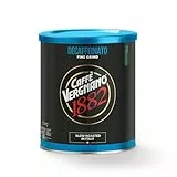 Caffè Vergnano 1882 Kaffee Dose Arabica gemahlen Entkoffeiniert - 250 g-Packung