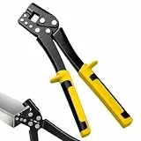 KELAV Profil Verbundzange für Trockenbau,30cm Crimpzange für Leichtstahl-Profile 0,5-0,8 mm,Mit rutschfesten Griffen,Ideal für Deckenmontage, Trockenbau und Innenausbau