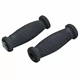 Prophete Fahrradgriffe, Soft-Griffe mit Lenkerstopfen, Lenkergriff, Länge 130 mm, Farbe schwarz