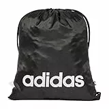 adidas Unisex LINEAR Gymsack, Black/White, One Size