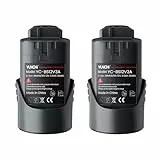 YUNCHI 3.0 Ah Ersatzakku für Bosch Akku 12V, Kompatibel mit Bosch Professional 12V System, 2 Pack
