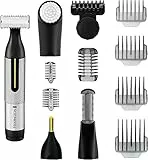 Remington Multi- Haarschneidemaschine [Barttrimmer, Körper-, Ohren-& Nasenhaartrimmer, Gesichtsreinigungsbürste] Omniblade Pro HG5000 (Rasierer 0,15mm, Mikrotrimmer, Körperhaartrimmer&Gesichtsbürste)