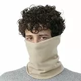 NovForth Baumwolle Schal Herren, Schlauchschal für kalte Tage, elastischer Halsschlauch und Halswärmer für Outdoor-Sport, perfekt für Skifahren, Wandern, Radfahren Unisex