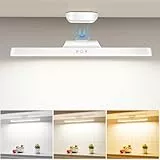 Tyonto LED Unterbauleuchte Küche 32cm LED Leiste Lampe mit Akku Kobellos Lichtleiste mit Aufladbar Dimmbar Schrankbeleuchtung Abnehmbare Anti Schwindel beleuchtung für Schränke, Schreibtische, Küchen