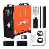 Likaci Diesel-Luft-Parkheizung All-in-One 5-8KW 12V / 24V Dieselheizung mit Fernbedienung und verbessertem LCD-Schalterdisplay, Schnelles Aufheizen, für Wohnmobil, Garage, Autoanhänger, LKW