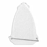 BLPRKOT Universal Bügeleisenschuh Bügeleisensohle aus Teflon, 25,5x15,5cm Anti-Glanz Textilschutzsohle für Dampfbügeleisen, Hitzeschutzplatte Bügelschuh zum Schutz empfindlicher Stoffe, Weiß