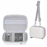 Leayjeen 4K Digitalkamera-Tasche, für saiyuanxing/VAHOIALD/GUEVWES/AUREAPIX/HOOPWNE/G7X Mark III Schutzhülle mit Netztasche für Akku, Eva Hartschalenkoffer (nur Tasche) Weiß